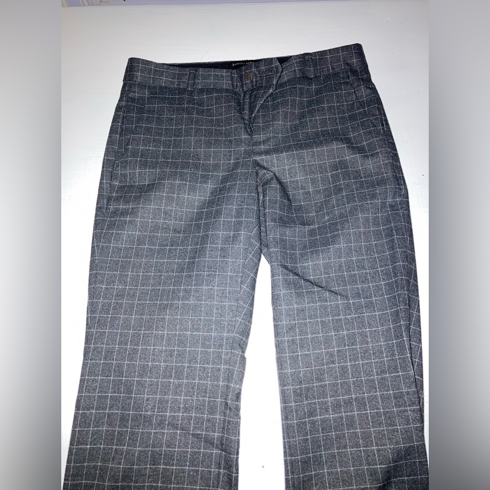 Gray Banana Republic Logan pants